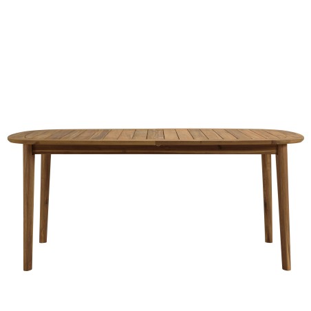 VICK - Table de jardin extensible en acacia huilé 180/240x110cm