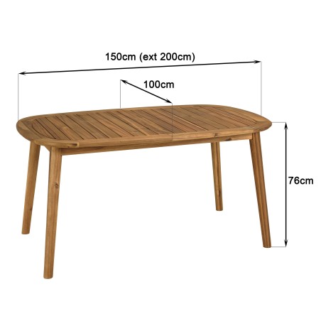 VICK - Phuket 6-seater garden furniture set