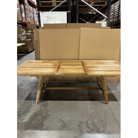 SECOND HAND – Scandinavian-Style Extendable Rectangular Table, 180 to 240 x 100 cm