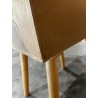 SECOND HAND - RODRIGO - Natural-colored bedside table with 1 cane-front drawer