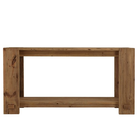 Console bois 150x40cm bois Pin recyclé SANDY