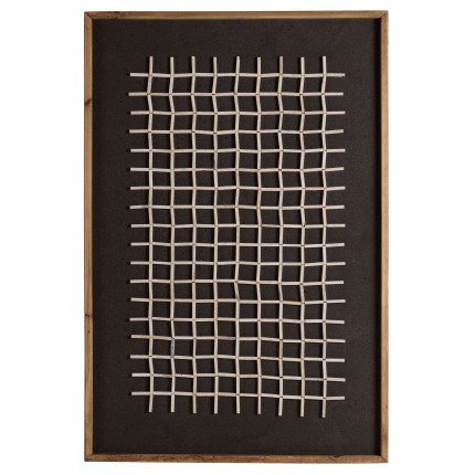 SANDY - Wall decoration 62x82cm geometric patterns Recycled pine
