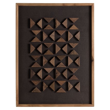 Wall decoration 62x82cm geometric patterns Recycled pine SANDY
