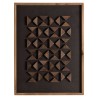 Wall decoration 62x82cm geometric patterns Recycled pine SANDY