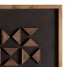 Wall decoration 62x82cm geometric patterns Recycled pine SANDY