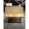 SECONDE MAIN - Table rectangulaire pieds croisés extensible 180/240 x 100 cm