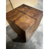 SECOND HAND - SAM Square Side Table 38x38cm Suar Wood with Black Base