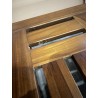SECONDE MAIN - Table basse de jardin rectangulaire 100 x 50 cm en bois teck huilé