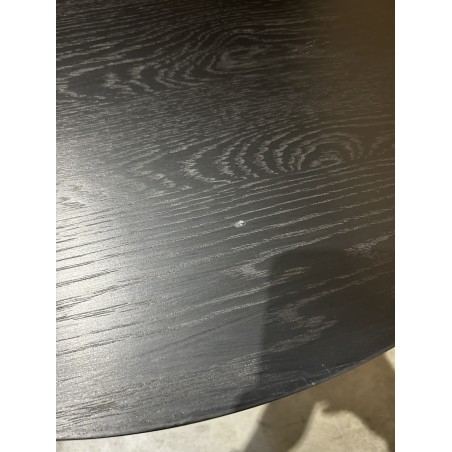 SECONDE MAIN - Table basse ronde noire 90x90cm
