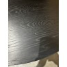 SECONDE MAIN - Table basse ronde noire 90x90cm