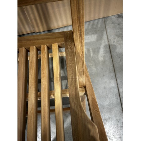 FUN - Set of 2 Java Teak Garden Chairs | Premium Solid Teak Furniture