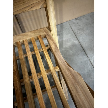 FUN - Set of 2 Java Teak Garden Chairs | Premium Solid Teak Furniture