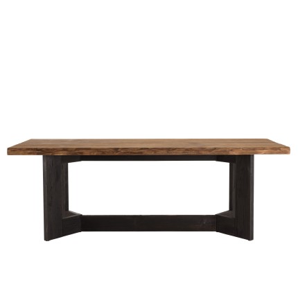 DANDY - Table à manger rect. 220x100cm bois Pin recyclé