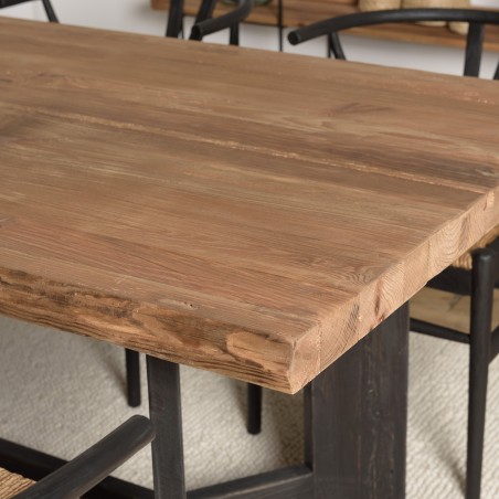 DANDY - Rectangular dining table 220x100cm recycled pine wood
