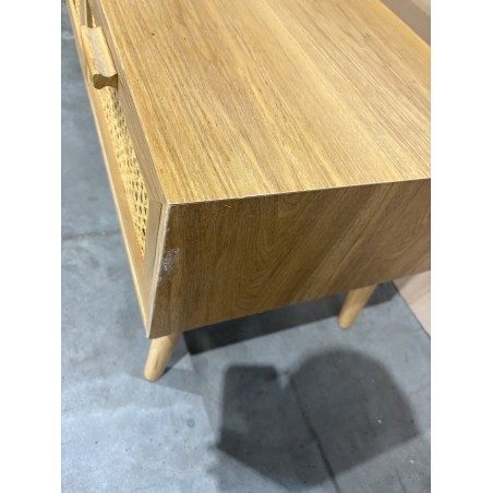 Rodrigo TV Stand with 3 Drawers and Cane