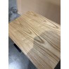 MARCEAU Bedside Table with 1 Drawer - Natural Cane and Black Metal Legs