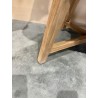 SECONDE MAIN - Lot de 2 fauteuils jardin rotin synthétique et coussin pieds croisés