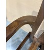 SECONDE MAIN - Ensemble de 2 fauteuils empilables en bois teck huilé
