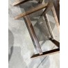 SECONDE MAIN - Lot de 2 chaises pliantes acacia et rotin synthétique