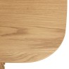 Table à manger rectangulaire L200 décor et chêne naturel - SYA