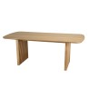 Table à manger rectangulaire L200 décor et chêne naturel - SYA