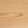 Table à manger ronde extensible L120/160/200 décor et chêne naturel - SYA