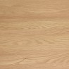 Round dining table D120 with decorative finish and natural oak legs with striated pattern - SYA