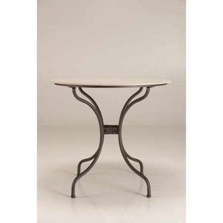 Round ceramic and steel garden | SECOND-HAND