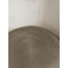 SECONDE MAIN - Lot de 2 chaises velours chamois beige pieds métal noir