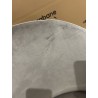 SECOND-HAND - Set of 2 camel velvet bar stools, seat height 80 cm