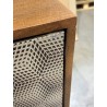 SECONDE MAIN - Buffet en bois de manguier 4 portes motifs ethniques