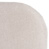 Upholstered headboard for 140/160 cm beds in beige - Arthur Collection