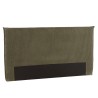 Upholstered headboard for 160/180 cm beds in green corduroy - Arthur Collection