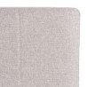 Tête de lit rembourrée pour lits 160/180cm couleur grise  - Collection ARTHUR