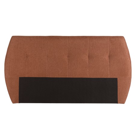 Upholstered headboard for 140/160 cm beds in terracotta/orange