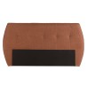Tête de lit rembourrée pour lits 140/160cm couleur terracotta / orange