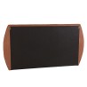 Upholstered headboard for 140/160 cm beds in terracotta/orange