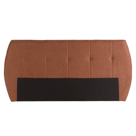 Upholstered headboard for 160/180 cm beds in terracotta/orange