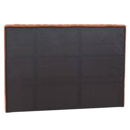 Upholstered headboard for 140/160cm beds in orange velvet