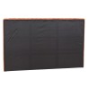 Upholstered headboard for 140/160cm beds in orange velvet