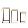 Set de 3 tables gigognes carrées GREGOIRE