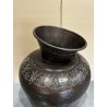 HONORE Aluminium Vase L40cm H85cm Dark Copper