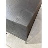 MAXENDRE - Natural TV Stand with 1 Door, 2 Drawers and Black Metal Legs