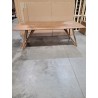 MAXENCE - Rectangular Dining Table 220x100cm Recycled Teak Wood