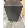 SECONDE MAIN - Buffet bois noir 2 tiroirs cannage 2 portes