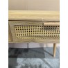 RODRIGO Natural-Coloured Console Table with 2 Drawers