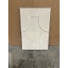 SECONDE MAIN - Décoration murale 83x123cm formes abstraites beiges en relief