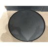 SECONDE MAIN - Table basse ronde noire 102x102cm piètement métal