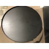 SECONDE MAIN - Table basse ronde noire 102x102cm piètement métal