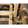 Premium Teak Sun Lounger with Wheels - Rot-Resistant Garden Furniture